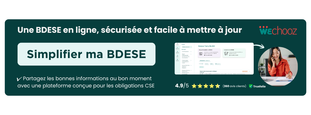 BDESE en ligne sécurisée